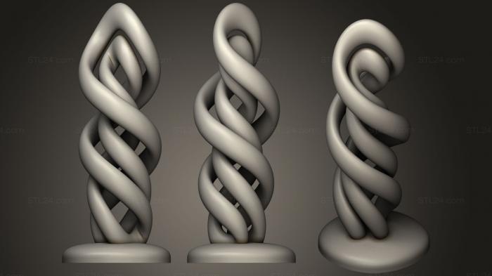 Miscellaneous figurines and statues (Spiral Award Trophy, STKR_0976) 3D models for cnc